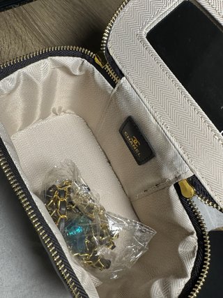 Borsa Chanel Vanity Case Nera Oro