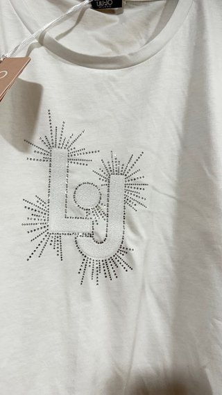 Camiseta Liu Jo Talla Única Blanca