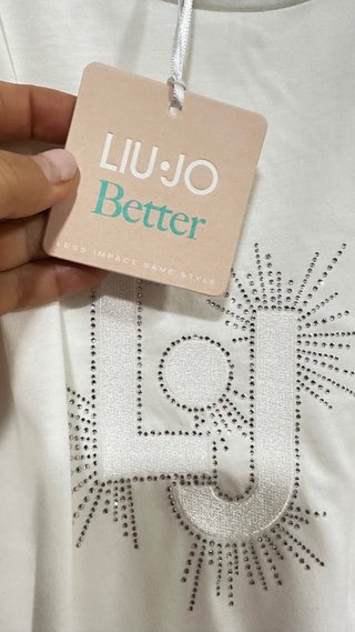 Camiseta Liu Jo Talla Única Blanca