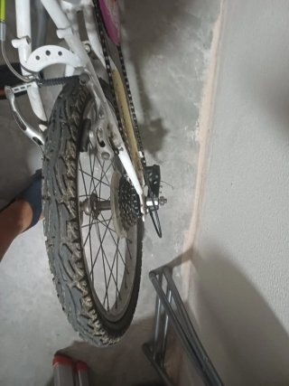 Bicicleta infantil niña rosa y blanca