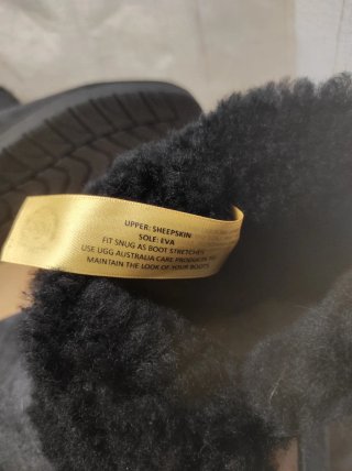 Botines UGG Australia Piel Oveja Negro