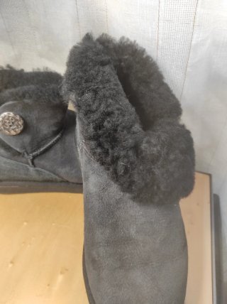 Botines UGG Australia Piel Oveja Negro