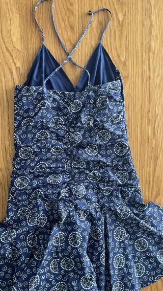 Vestido Mango Teen Talla M Estampado