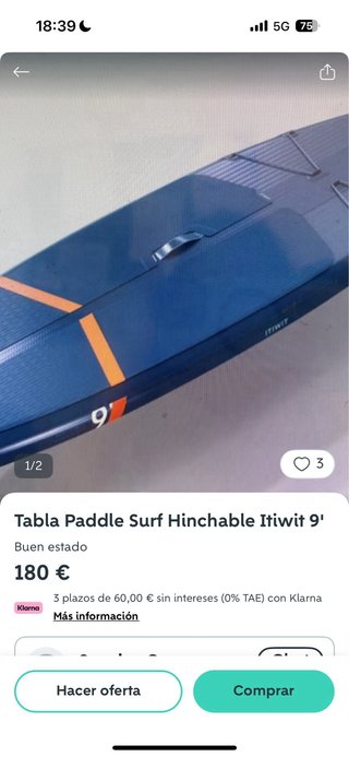 Tabla paddle surf hinchable ITIWIT