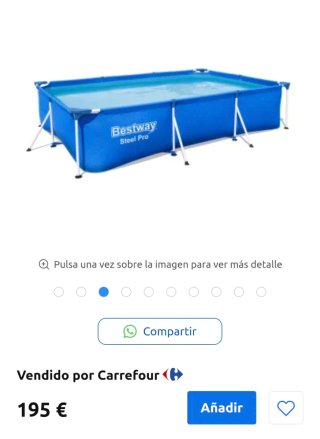 Piscina Tubular Bestway 300x201x66 cm