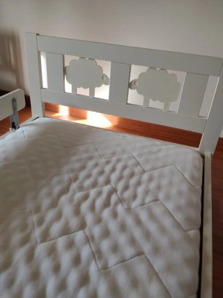 Cama infantil 70x160 blanca + colchón