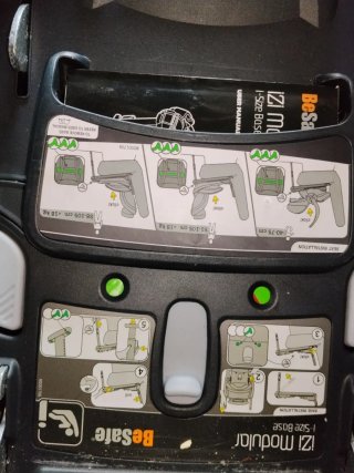 Silla Isofix BESAFE 0-18kg