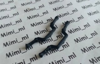 2 Manillares Moto en 3D para Playmobil