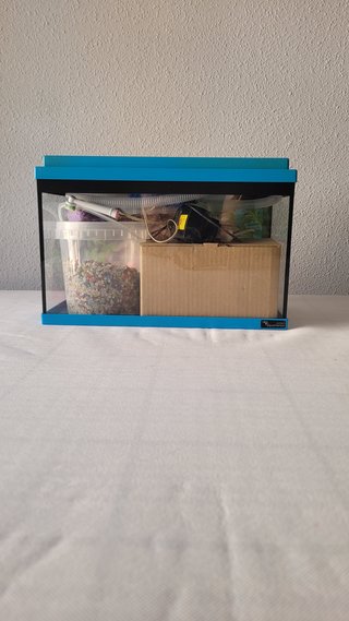 Pecera 12L con filtro y accesorios