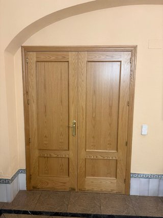 Puerta Roble 62.5x203cm 2 unidades derecha  ,