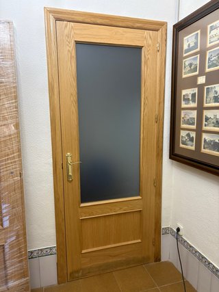 Puerta Roble 62.5x203cm 2 unidades derecha  ,