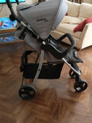 Silla de paseo Asalvo Baby gris