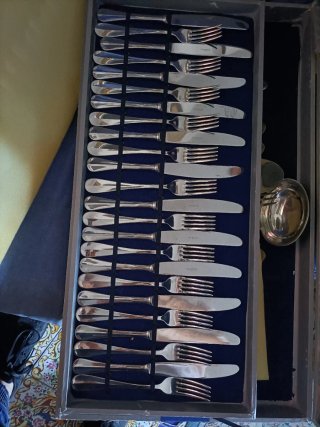 Set Posate EMG Blu/Grigio