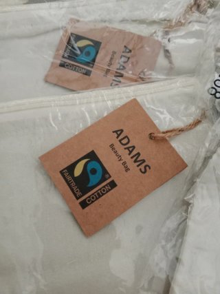 Bolsas de algodón orgánico Adams y Texxilla