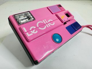 Cámara Le Clic Rosa Lomo Pop Design 1980