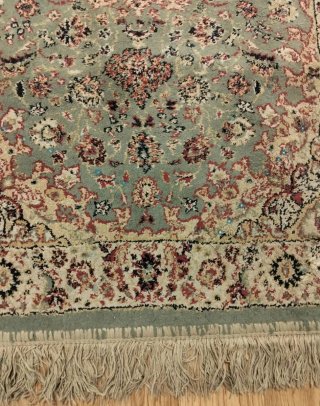 Alfombra antigua terciopelo 3x1m