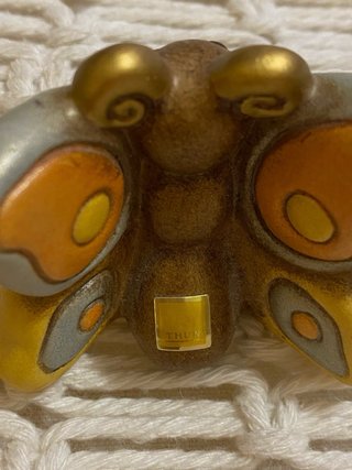 Soprammobile Farfalla Thun Oro Arancio