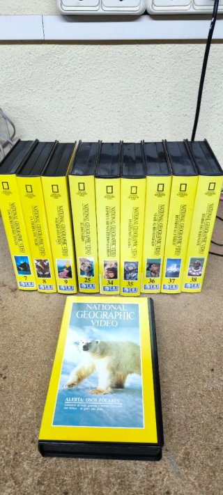 Lote 10 Películas VHS National Geographic