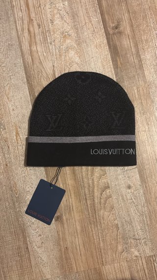 Gorro Louis Vuitton Negro y Gris