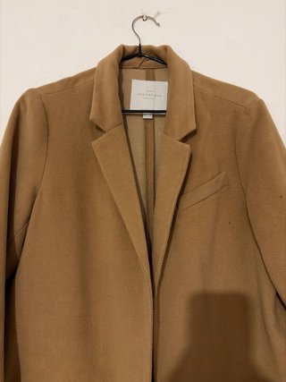 Chaqueta larga marrón springfield