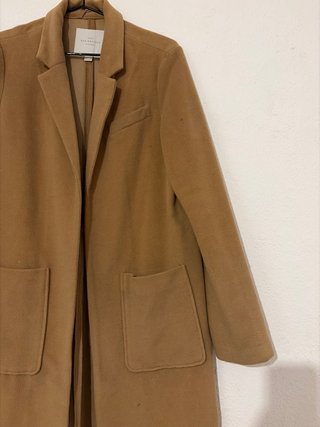 Chaqueta larga marrón springfield