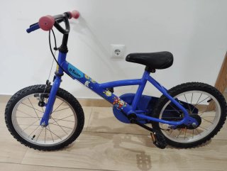 Bicicleta Infantil Decathlon 16 Azul