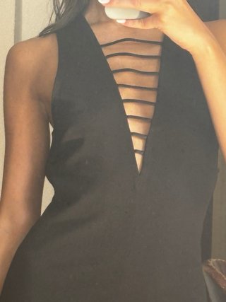 Vestido Mini H&M Negro