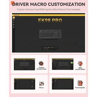 Teclado mecánico inalámbrico DAREU EK98PRO NUEVO