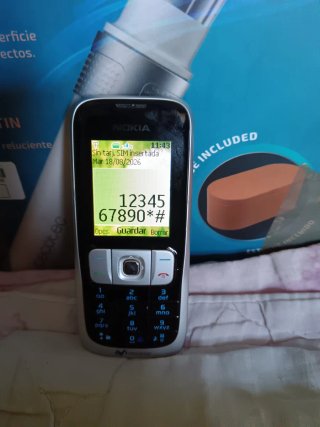 Nokia 2630 RM-298 Plata/Negro