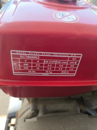 Generador Honda GX390 13.0 CV