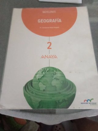 Geografía, 2 Bachillerato