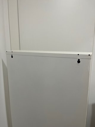 Mueble zapatero metálico