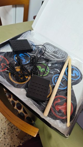Batería Electrónica Portátil 9 Pads