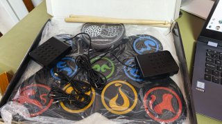 Batería Electrónica Portátil 9 Pads
