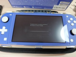 Nintendo Switch Lite Azul Poco Uso + Accesorios