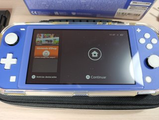 Nintendo Switch Lite Azul Poco Uso + Accesorios