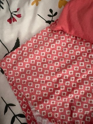Pijama corto Tramas rosa estampado