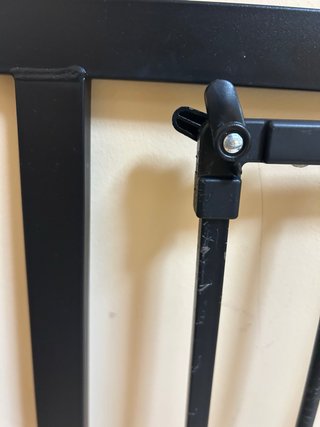 Barrera seguridad negra para bebés/mascotas