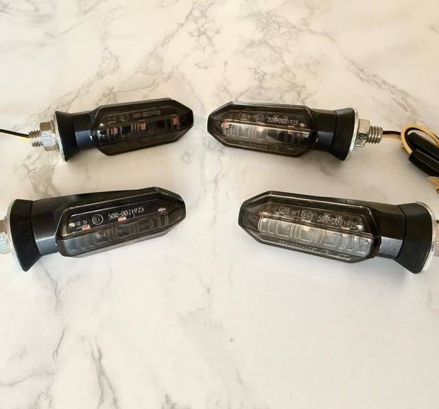 4x Intermitentes moto led homologados