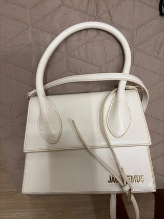 Borsa  bianca con tracolla