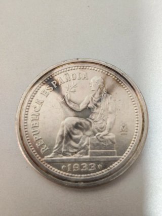 Lote 4 monedas plata