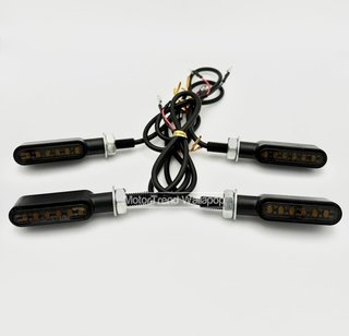 2x Intermitentes moto led homologados ahumado