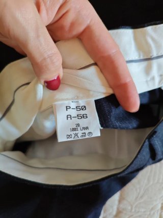 Traje 100% lana gris hombre
