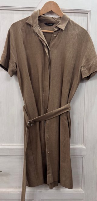 Vestido Massimo Dutti Talla 42 Marrón