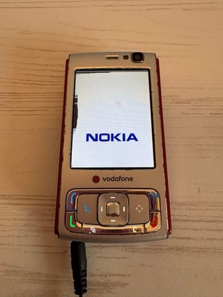 Móvil Nokia N95 RM-159 Vodafone Rojo + Cargador