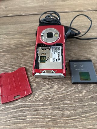Móvil Nokia N95 RM-159 Vodafone Rojo + Cargador