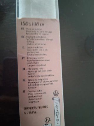 Estor enrollable 150x180 cm