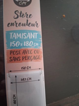 Estor enrollable 150x180 cm