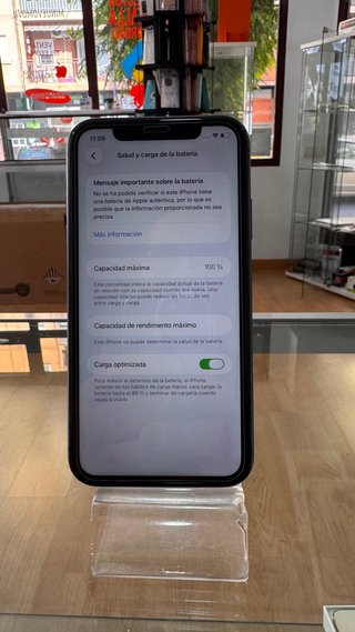 iPhone 11 Negro 128GB Batería 100%