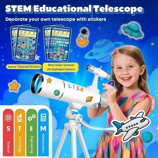 Telescopio refractor 80 mm iniciación NUEVO